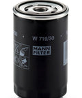 W 719 30 Spin On Oil Filter Replacement for VW Golf GTI Jetta Passat Audi A6 S4 with High Dirt Holding Capacity