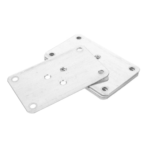 Thick Iron Flat Leg Mounting Plates For Tables And Sofas Quickly Fix Wobbly Furniture Legs With Hella Sturdy Brackets, pack of 5.