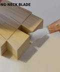 Heavy Duty Long Neck Marking Knife For Woodworking features a razor thin precision blade used on wood joints.
