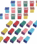 Heavy Duty 30 Piece Box Blade Fuse Kit Featuring Low And Tall Slick Profile Assortment in colorful mini fuses for automotive use.