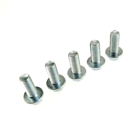 Beefy Three Quarter Inch Go Kart Clutch Bolt Kit For Predator Engine And Minibike With Solid Lock Washers For 10 12 Tooth Clutches, five bolts