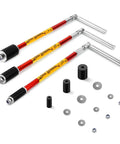 Pipe Water Stopper Tool Kit For 1/2, 3/4, And 1 Inch Pipes - 3 Piece Plumbers Set With Replacement Gaskets And Nuts, Aviation Aluminum Construction