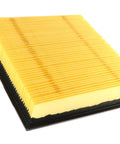 Engine Air Filter OE Replacement For Ford Expedition F-150 Super Duty And Lincoln Navigator Mark LT, yellow filter with black seals