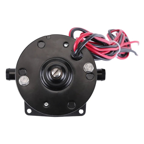 Front view of 12V Motor Pump Assembly For Marine Electric Toilet Replacement Compatible With Jabsco 37010 Series And 74001 2460