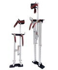 Aluminum Drywall Stilts 24 To 40 Inch Height Adjustable Tool Stilts For Walking Painting Cleaning Taping Lightweight Silver