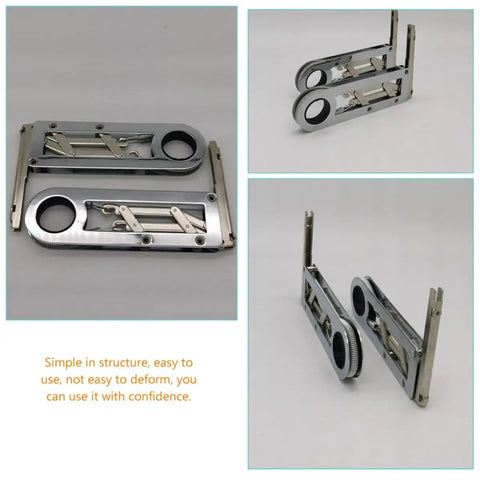 90 Degree Cabinet Door Hinges With Soft Close Chrome Plated Steel Folding Butt Hinges for Kitchen Use Displayed Flat and Upright