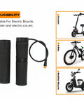 Half Twist Throttle For 22.2mm Handlebar Right Side Plug And Play Universal E Bike And Scooter Throttle Replacement With 3 Pin Waterproof Connector For 12V To 72V Systems, showing components and applicability to scooters and e-bikes.