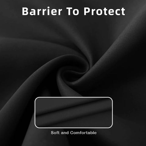 Close-up of soft and comfortable material of School Door Blackout Curtains For Privacy And Safety In Classrooms Clinics Offices And Apartments