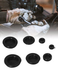 Rubber Grommet Kit 170 Piece Odorless Sealing O Rings Set For Auto Mechanical Maintenance And DIY Repair Projects Heavy Duty Automotive Grommet Pack Set, black rubber grommets