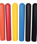 Hardcore Bollard Covers Fit Eight Inch Posts Fifty Six Inches Tall Chunky Hdpe Sleeve Takes On Rough Weather colorful bollard covers