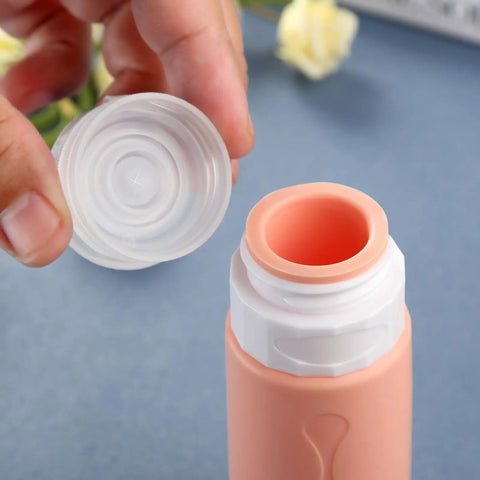 Opening of Leak Proof TSA Approved Travel Bottles Set For Toiletries Refillable Containers For Shampoo Lotion Soap And Cosmetics