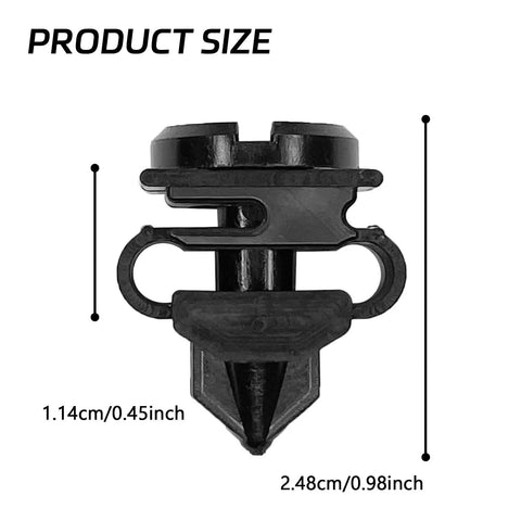 Honda Engine Cover Stud And Stay Grommet Kit showing 1.14cm height and 2.48cm width size dimensions.