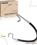 Dodge Ram Power Steering Pressure Hose Line Assembly With O Ring And Bushing Pump To Gear Rack For 1994 Through 2002 Ram