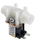 Front view of DC 12V 1/2 Inch Solenoid Valve NC Normally Closed Water Inlet Flow Switch with G1/2 thread, 0.02–0.8 MPa, for appliances