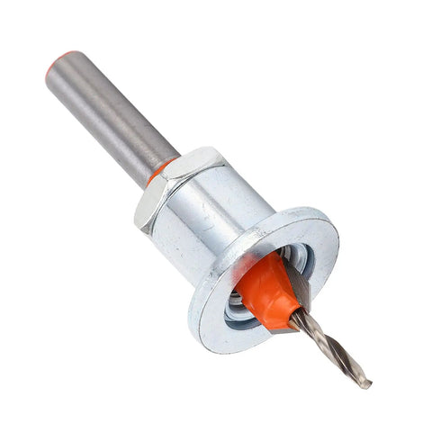 Close-up of a Rock Solid Countersink Drill Bit Set With Adjustable Depth Battle Tested Tungsten Steel Alloy Counterbore Bit for precision.
