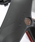 Close-up of Raptor Low Volume Freediving And Spearfishing Mask silicone skirt showing detail on the frame for comfort.