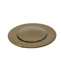 Low-Flow Brushed Bronze Single Hole Bathroom Faucet With Drain Assembly pop-up drain included in brushed bronze finish