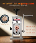 Manual Wire Stripping Machine 0.06 To 1 Inch Drill Powered Or Hand Crank Copper Wire Stripper with adjustable cutting range