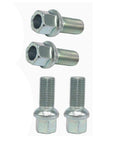 Premium Alloy Wheel Lug Nuts Fit For Audi A6 And A8 From 1994 To 2018 Heavy Duty Stud Bolts Replacements showing 4 steel nuts
