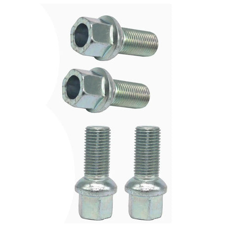 Premium Alloy Wheel Lug Nuts Fit For Audi A6 And A8 From 1994 To 2018 Heavy Duty Stud Bolts Replacements That Keep Your Rims Locked Tight Safe And Durable For Any Road Trip Or Daily Grind Without Worrying About Loosening Up. 4 silver steel wheel bolts