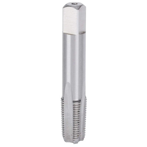 2 Pack HSS Thread Taps 1 8 28 High Hardness Metalworking Tools For Repair And Threading In Iron Steel Aluminum And Carbon Materials Durable Abrasion Resistant Heavy Duty Pro Grade Set For Industrial Grade Fast Cut, close-up tap