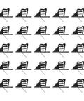 Sturdy 25-Pack Cable Stackers To Keep Cables Organized And Tied Down Neatly For Your Game Setup Or Desk, black clips with nails.
