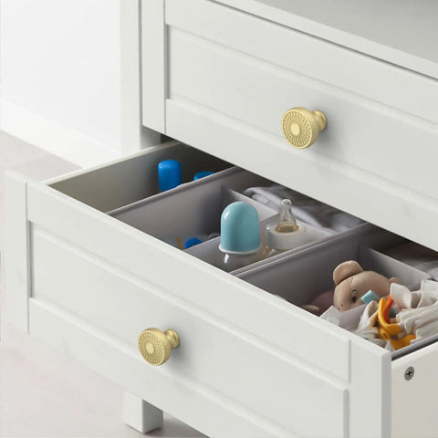 Brushed Gold Cabinet Knobs 10 Pack For Kitchen Cabinets And Dresser Drawers Gold Hardware Pulls Ready To Install
