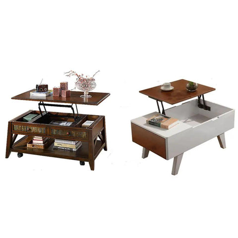 Dope Lift Up Top Coffee Table Mechanism With Spring Assist Air Operated Convertible Desk Hardware Hinge Bracket in use on tables