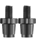 Bike Brake Lever Barrel Adjusters M7 M10 Set Aluminum Alloy 7mm 10mm Thread For Mountain Road Folding BMX Bikes Fine Tune Dial In Durable Replacement Parts Pair, showing two black threaded components