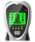Gold Detector, SH201 Metal Detector Stud Finder Wall Scanner LCD Display showing green interface with detection indicators.