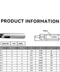 Tool holder collet chuck, silver metal drill sleeve with MT4–MT2 Morse taper reducing adapter
