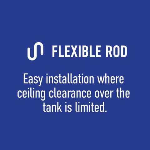 Flexible Aluminum Zinc Anode Rod For Hot Water Heaters, Military-Grade A420 Alloy, Easy Install In Tight Spaces, text graphic.