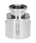Half Inch Tri Clamp Adapter To Three Quarter Inch FNPT Ferrule Sanitary Pipe Fitting Made Of Stainless Steel 304