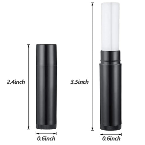 Five Piece Bow String Wax Kit Waterproof Rail Lube for Archery Outdoors showing wax stick dimensions, closed and open views.
