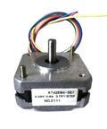 KT42EM551 Stepper Motor with metal casing and color-coded wires, designed for industrial equipment with low noise.