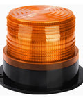 Yellow LED Emergency Warning Light Flashing Lamp 12V for vehicles, factories, school buses, with weatherproof lamp shade.