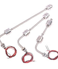 Heavy Duty Stainless Steel Double Ball Float Switch Water Level Sensor For Tanks And Pools 300mm Long 220V AC Switching