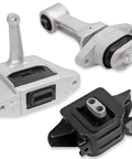 Heavy Duty Three Piece Engine Mount Bracket Set No Drama Fix For One Point Four Turbo And One Point Six Turbo And Two Point Zero Liter Engines. Engine mounts showing durable rubber and iron construction.