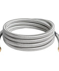 10 Ft High Pressure Propane Extension Hose With Steel Braided Line And 3/8 Flare Fittings Conversion Couplings Kit