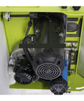 Compact Dust Free Electric Table Saw Featuring Precise Angle Controls And A High Torque Motor Built For Slick Wood Cuts interior motor view