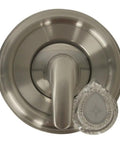 Universal Moen Shower Trim Kit For Single Handle Valves Brushed Nickel Finish Easy No Valve Replacement For Moentrol And Posi Temp Series