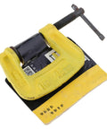 Heavy Duty C Shaped Clamp for Woodworking and Metalworking with deep threads for durability, shown in yellow metal