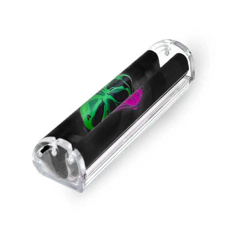 XL King Size Cigar Blunt Roller For Backwoods Fatties 120mm 4.7 Inches Black With Clear Acrylic Casing Delivers Perfect Rolls Every Time