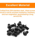432 Piece Bolts And Nuts Set Built Tough In 10.9 Grade Alloy Steel With M6-1.0 And M8-1.25 Button Head Hex Socket Cap Screws