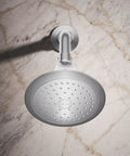 Single Function Wall Mount Showerhead With Katalyst Spray Delivers Killer High Pressure Everyday Showers At Two Point Five Gpm In Vibrant Polished Brass With Five And A Half Inch Sprayface Plus Sixty Six Nozzles
