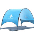 UPF 50 Plus Beach Tent Canopy With 360 Degree Ventilation Portable Sun Shade For The Fam Easy Setup Includes 4 Sandbags