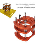 Heavy Duty Pro Grade Router Lift Base Aluminum Alloy Kit With Four Jaw Clamping Router Table Insert Plate Lifting System For Woodworking Engraving And DIY Projects On Small Trimming Machines, aluminum alloy lift base, insert plate
