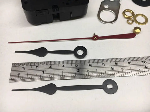 Battery Clock Movement Replacement Kit With Hands One And A Quarter Inch Shaft Fits Three Quarter Inch Dial DIY Parts