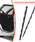 Weatherstrip Window Seal Kit 2 Pack Front Driver And Passenger Outer For 1992 1994 Chevy GMC truck installation view