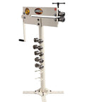 Super Bead Bead Roller Stand Floor Stand For Bead Rollers with Die Rack, heavy-duty tubing frame, bead roller not included